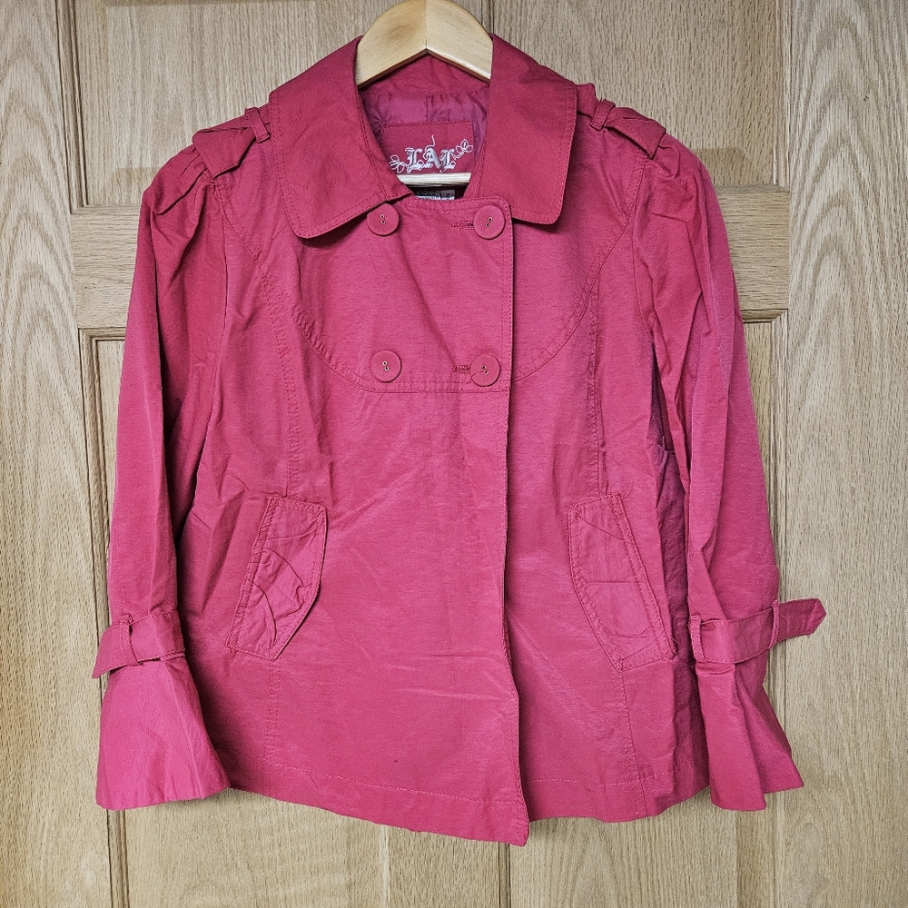 LAL Pink Double-Breasted Jacket Size Small‎